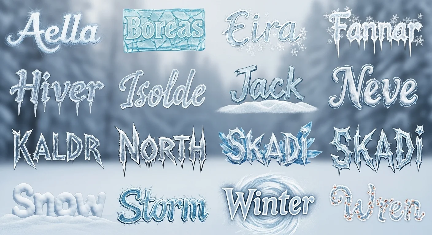 Boy Names That Mean Cold