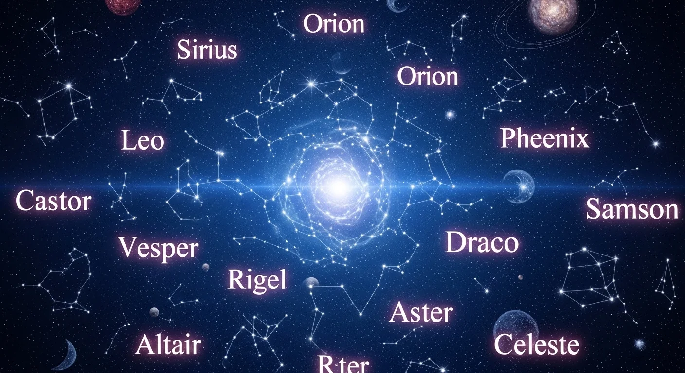 Constellation & Space-Inspired Boy Names