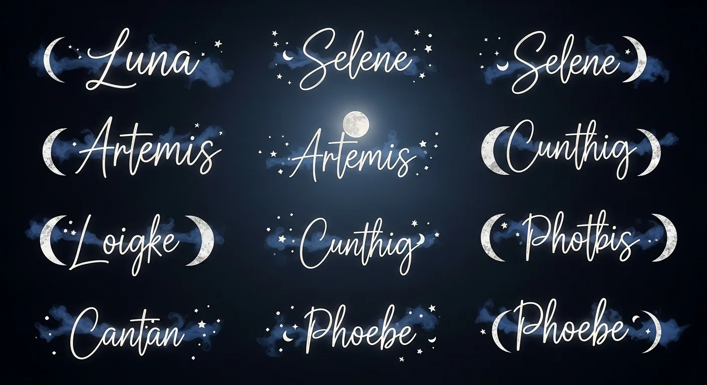 Girl Names That Mean Moonlight