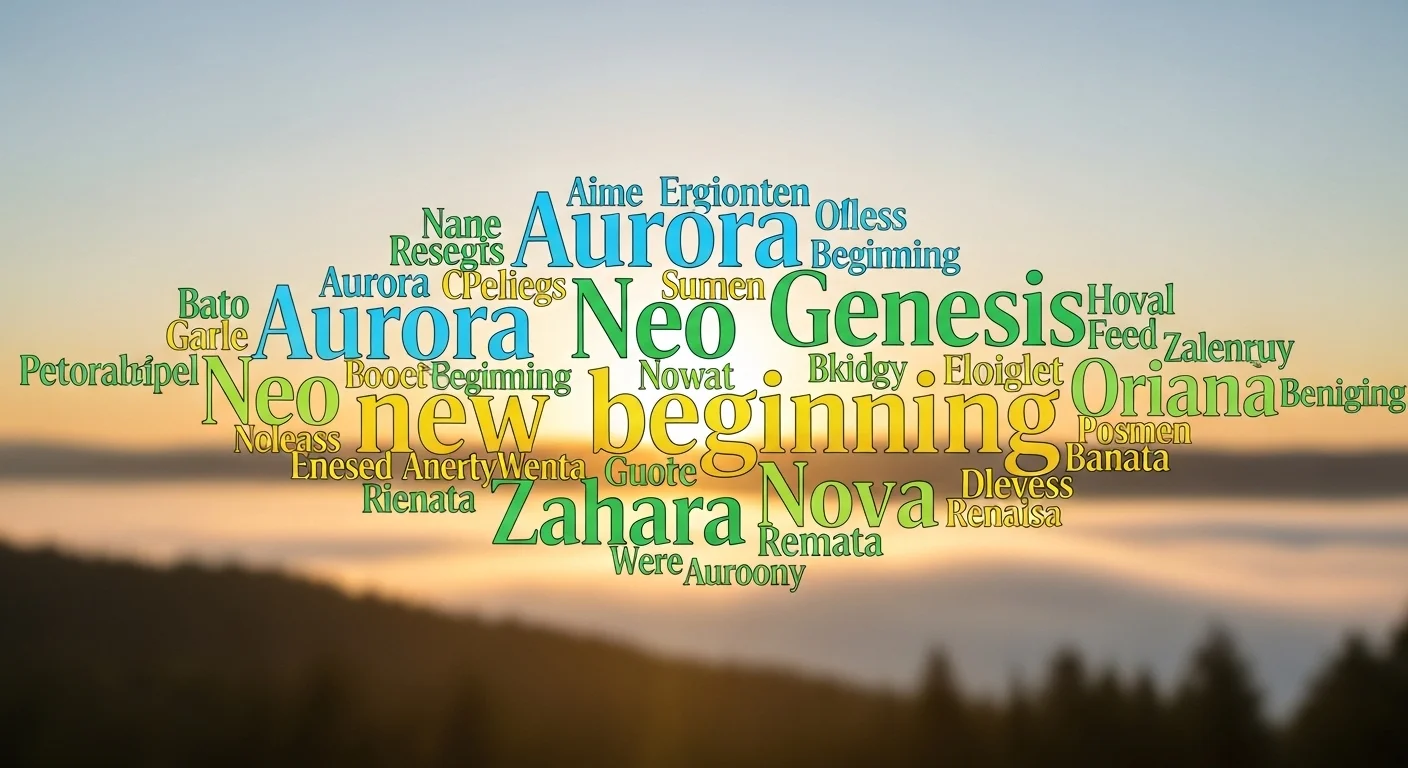 Girl Names That Mean New