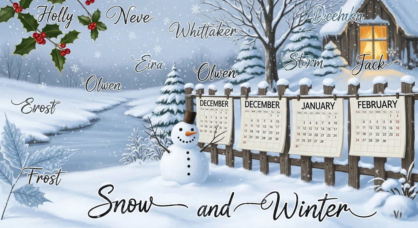 Girl Names That Mean Winter