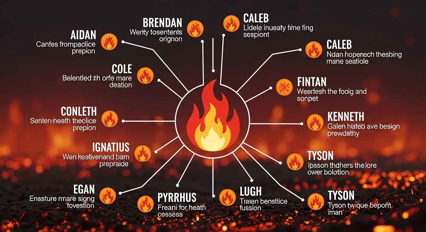 Male Names That Literally Mean Fire