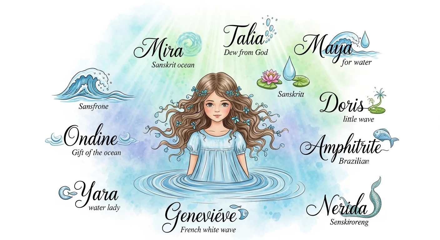Ocean & Sea Inspired Girl Names