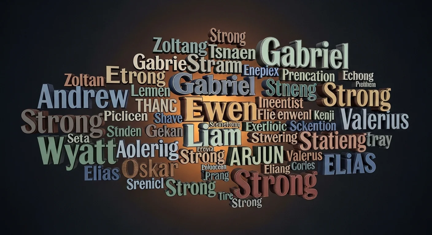boy names that mean strong