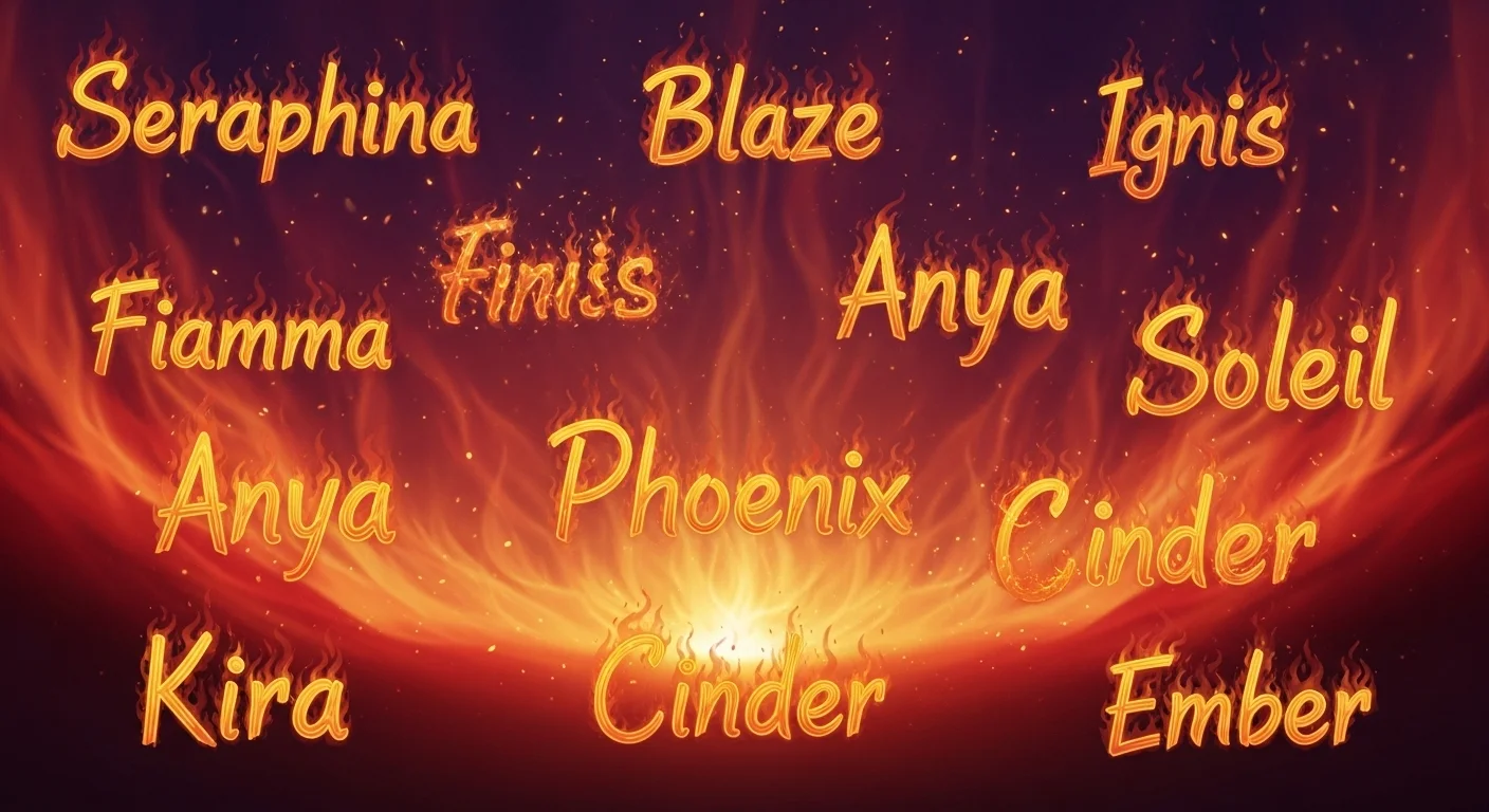 girl names that mean fire