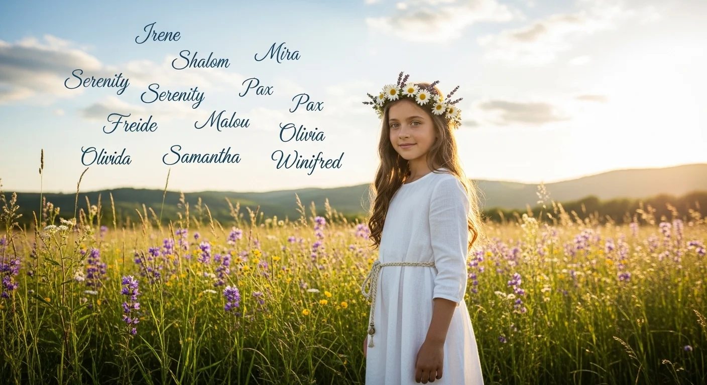 girl names that mean peace