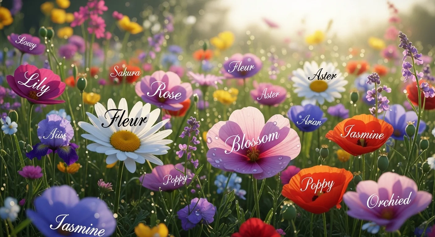 names that mean flower