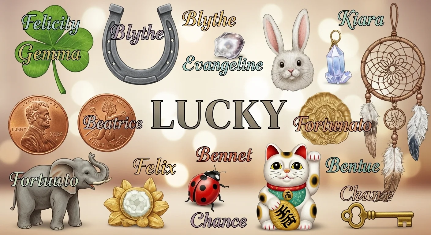 names that mean lucky