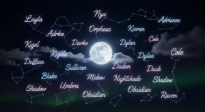 names that mean night or darkness
