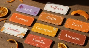 names that mean orange