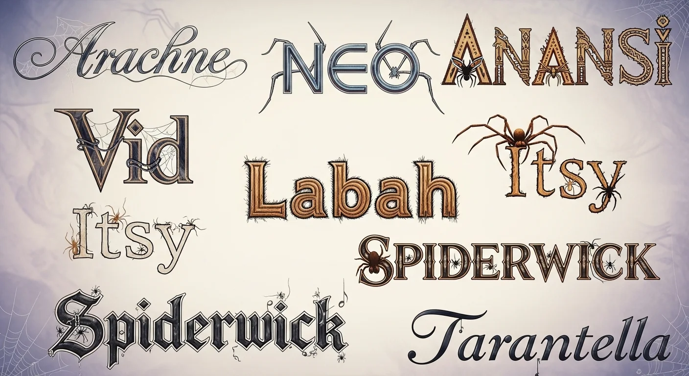 names that mean spider