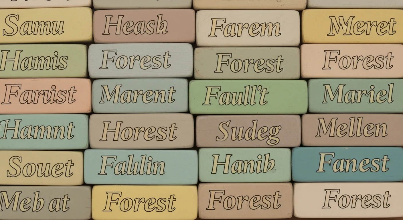 Boy Names That Mean Forest