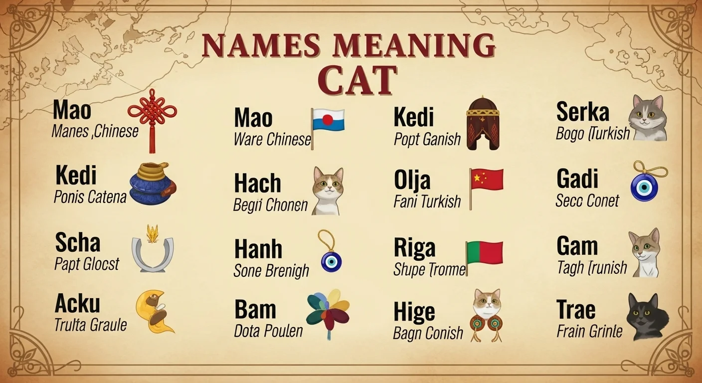 Girl Names That Mean Cat