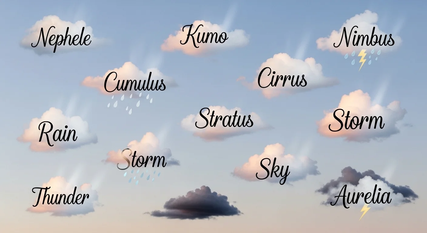 Girl Names That Mean Cloud