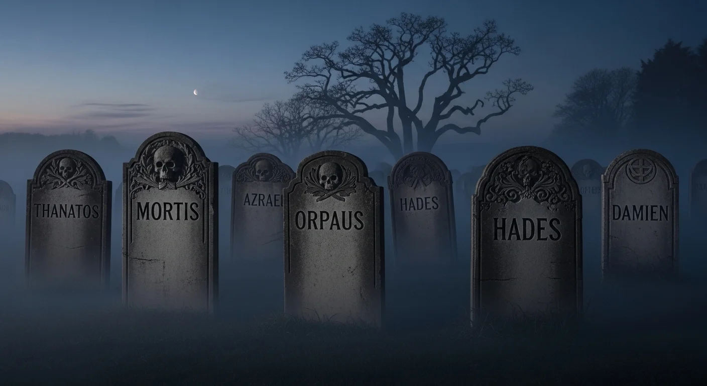 Gothic & Dark Male Names