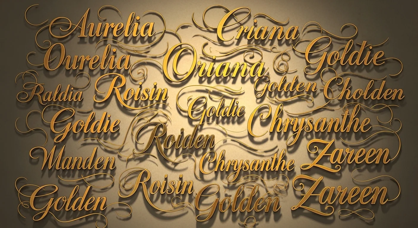Unique Names That Mean Golden