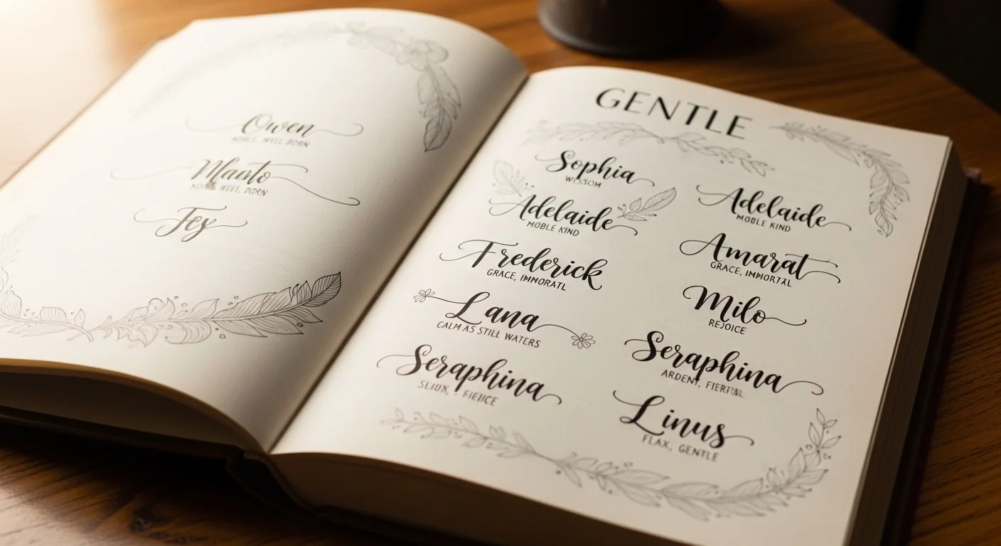 Unisex Names That Mean Gentle