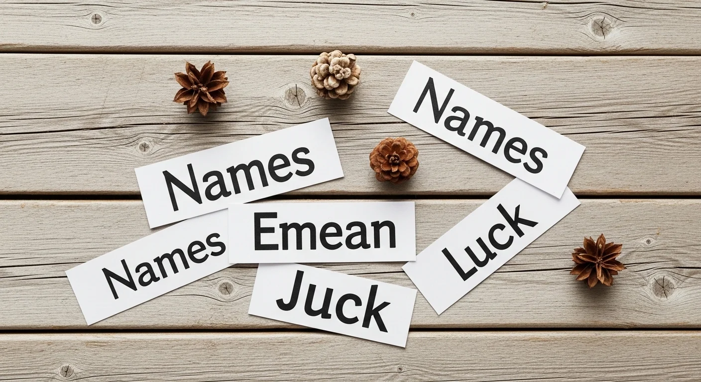Unisex Names That Mean Luck
