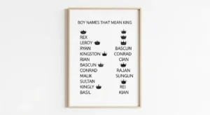 boy names that mean king