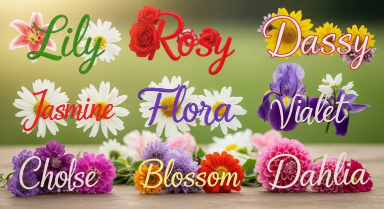 girl names that mean flower