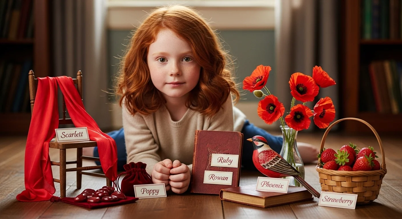 girl names that mean red