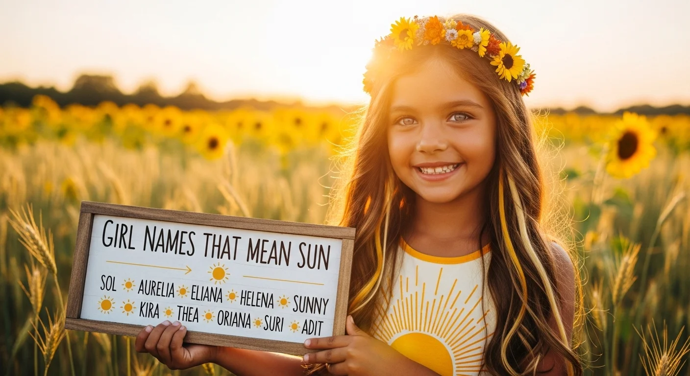 girl names that mean sun