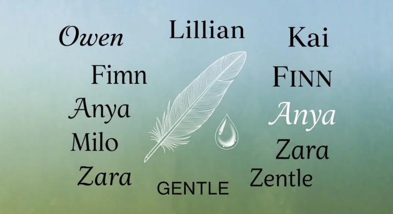 names that mean gentle