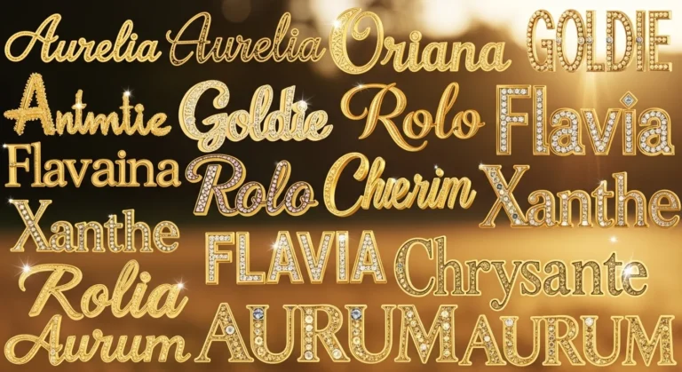 names that mean golden