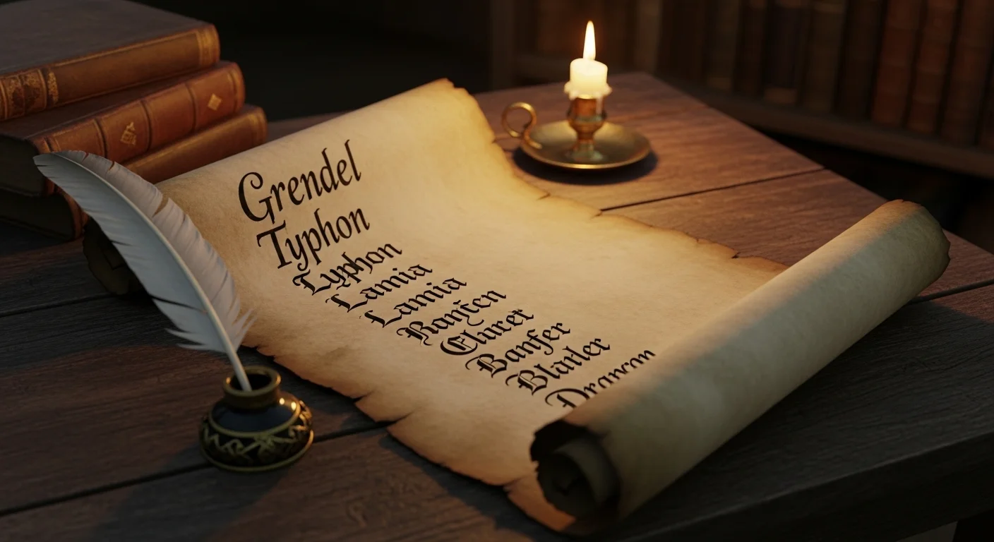 names that mean monster