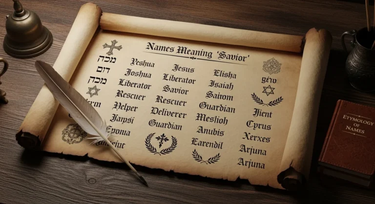 names that mean savior
