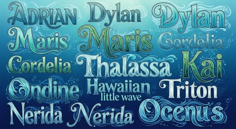 names that mean water or ocean