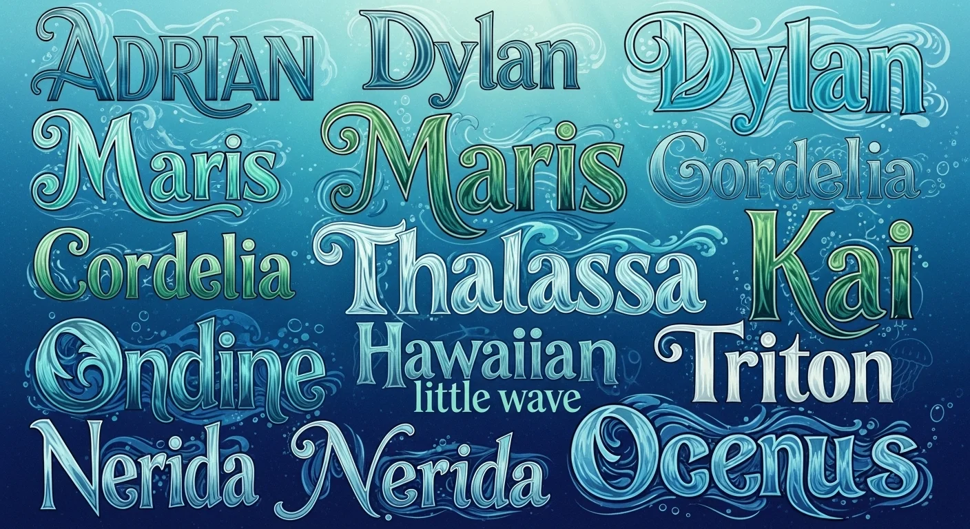 names that mean water or ocean