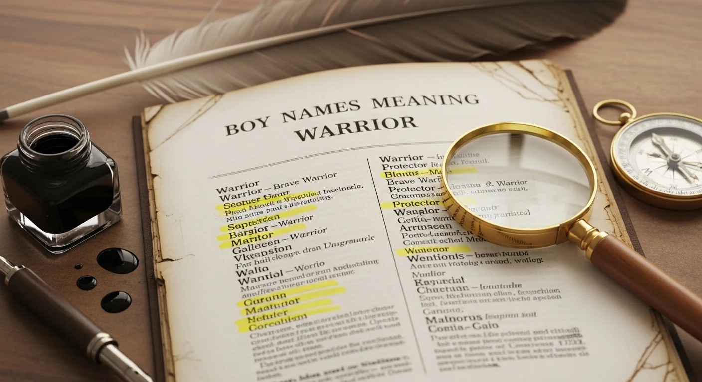 Boy Names That Mean Warrior in Japanese