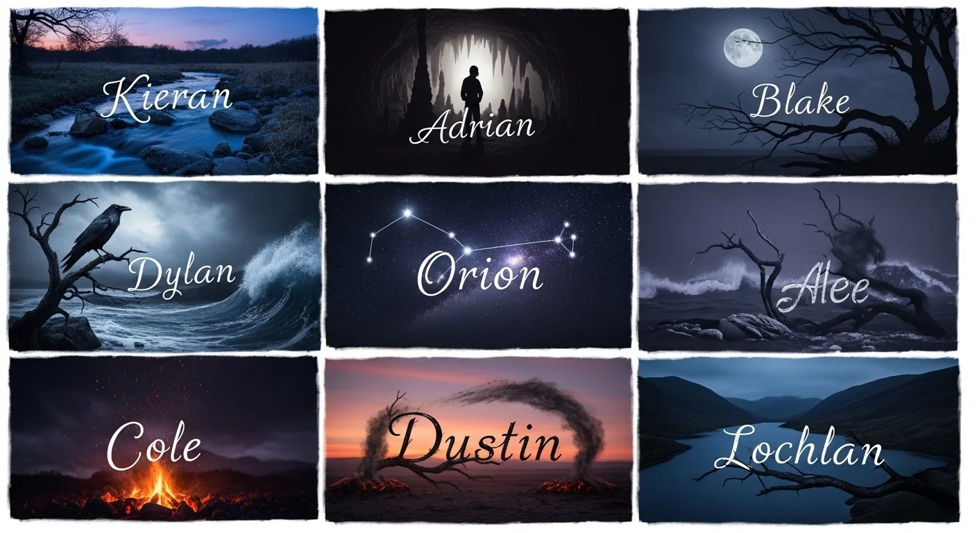 Boy names that mean darkness or death