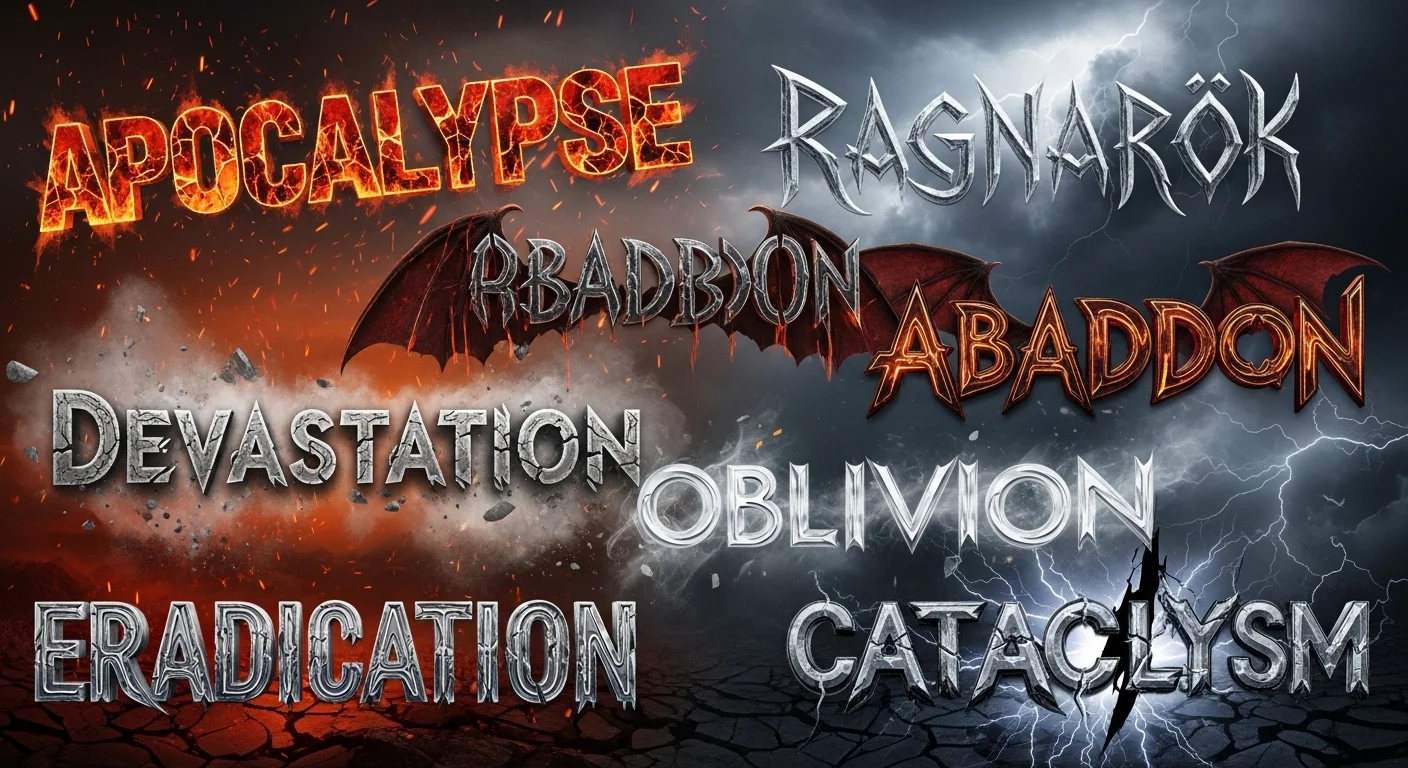 Dark & Intense Names