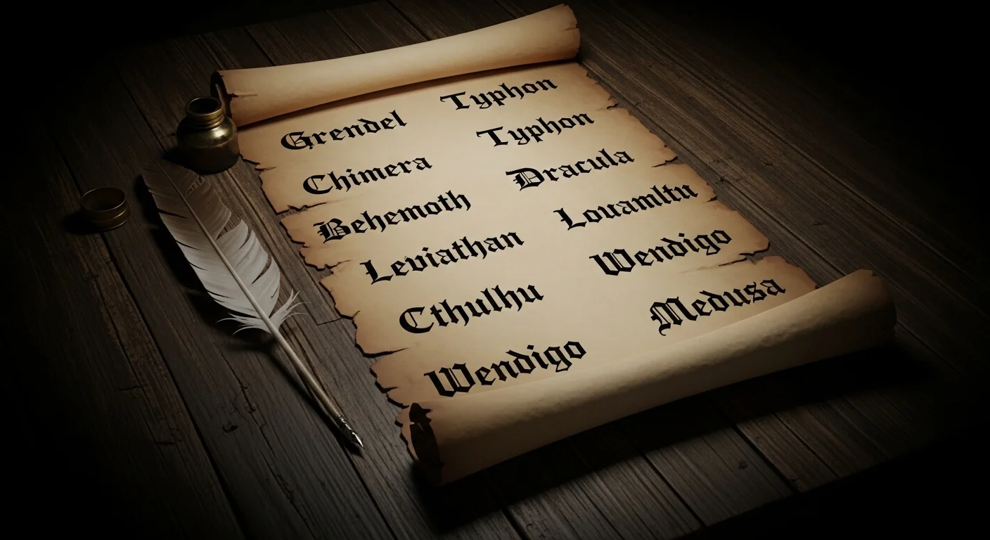 Fantasy & Fictional Monster Names