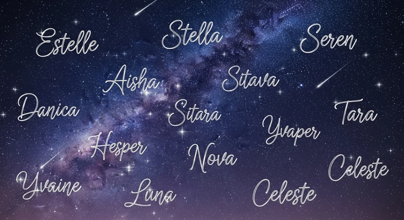 Girl Names That Mean Starlight