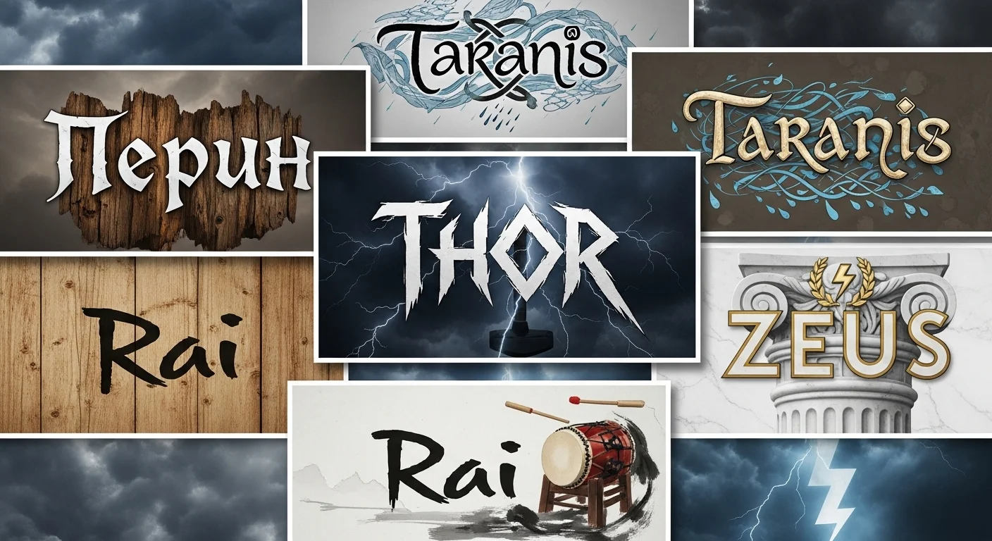 Girl Names That Mean Thunder