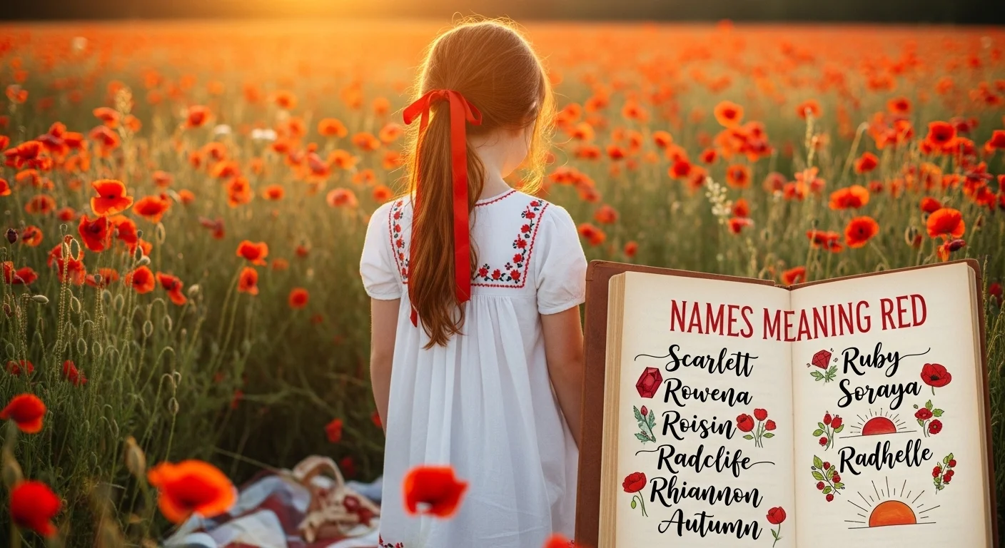 Girl Names that Mean Red Moon