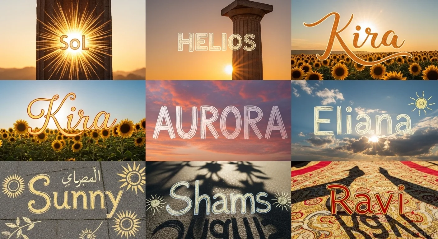Girl Names that Mean Sunshine