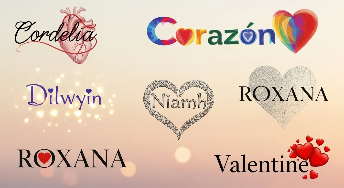 Girl names that mean heart