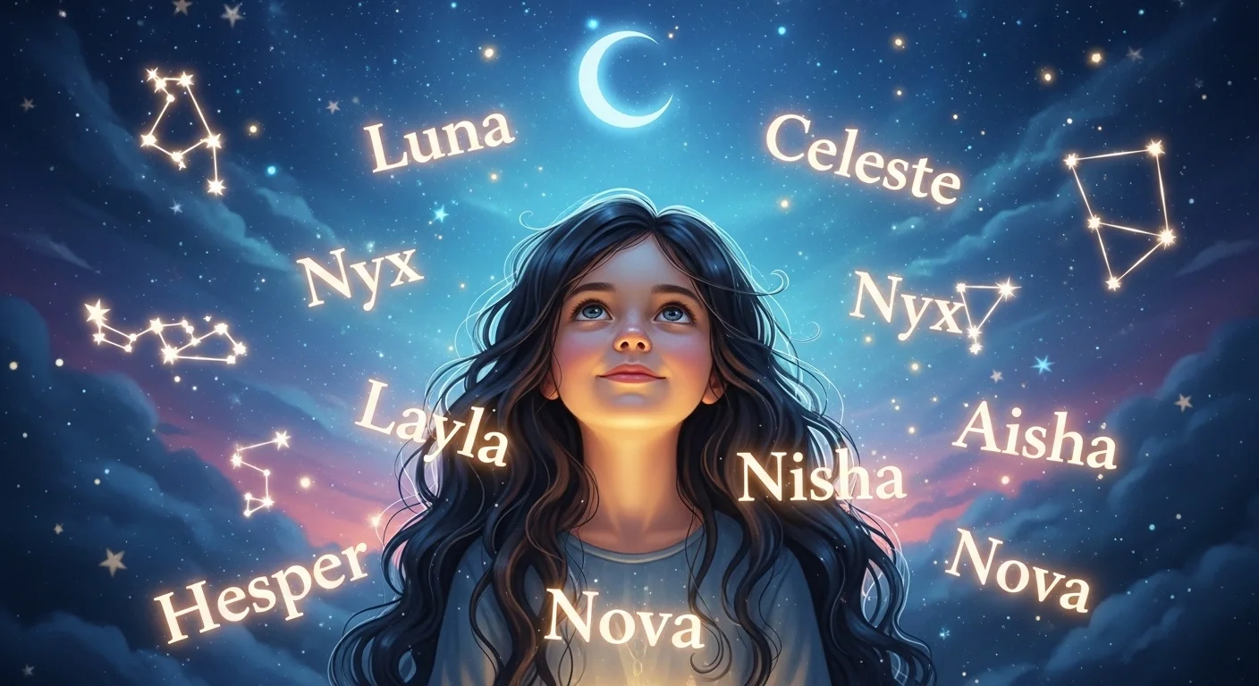 Girl names that mean night or darkness