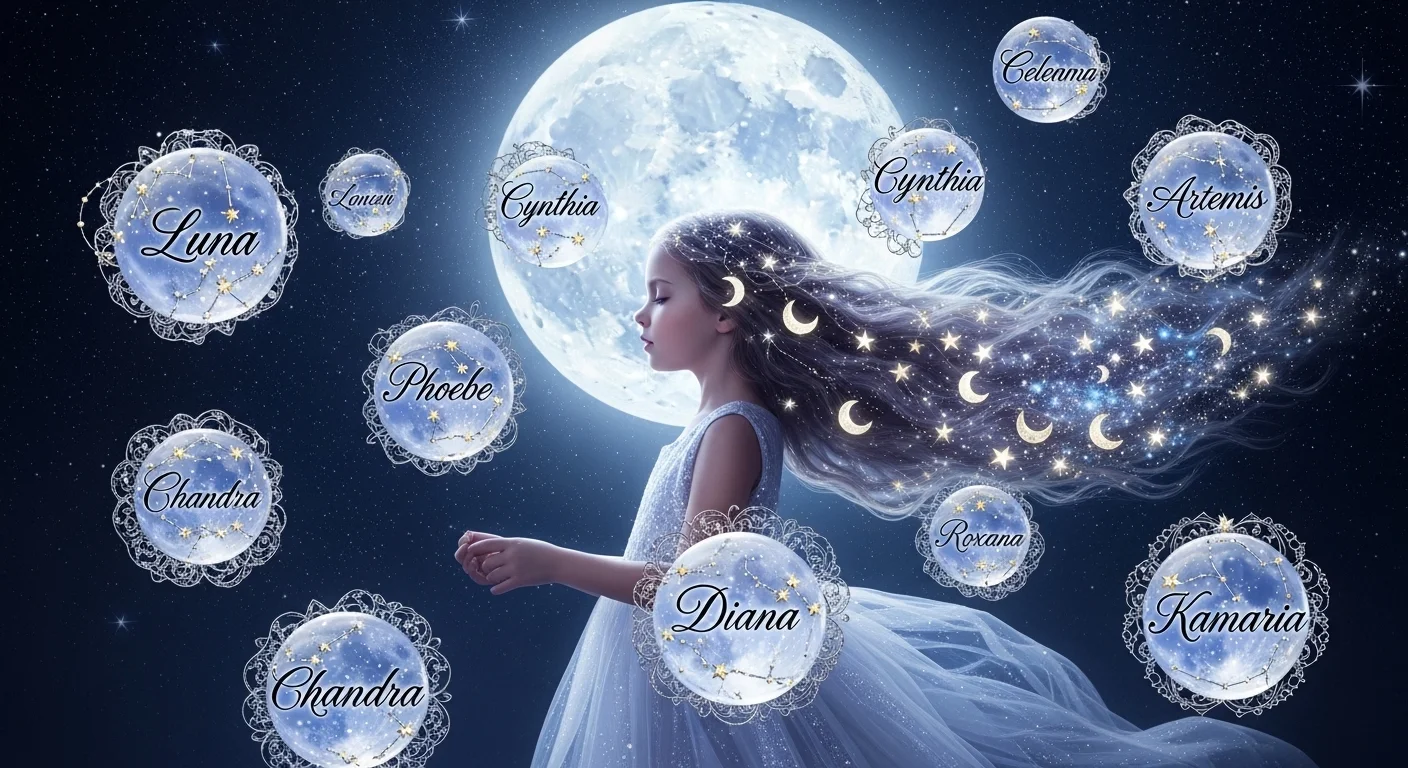 Goddess Girl Names That Mean Moon