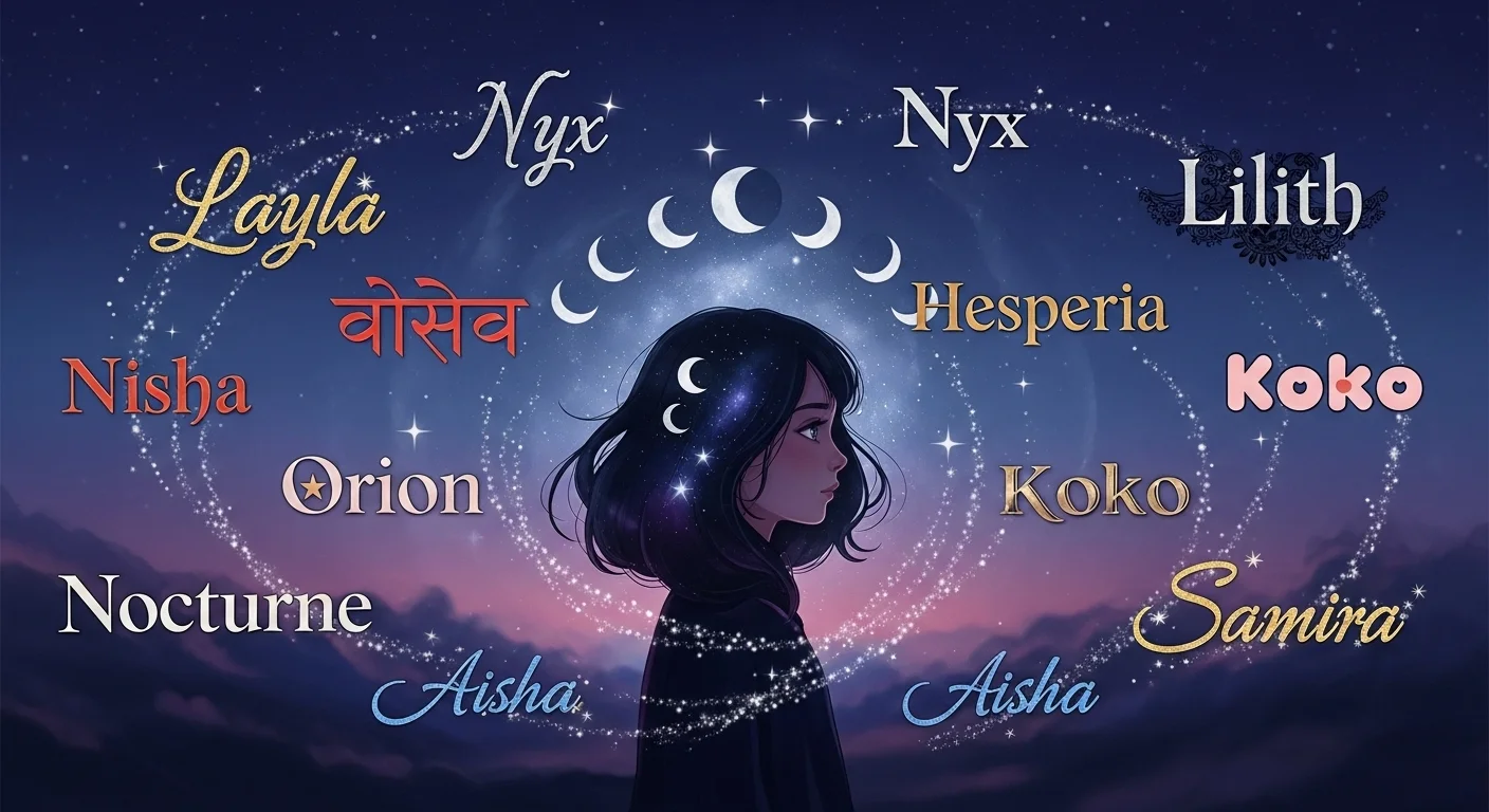Gothic & Dark Night Names