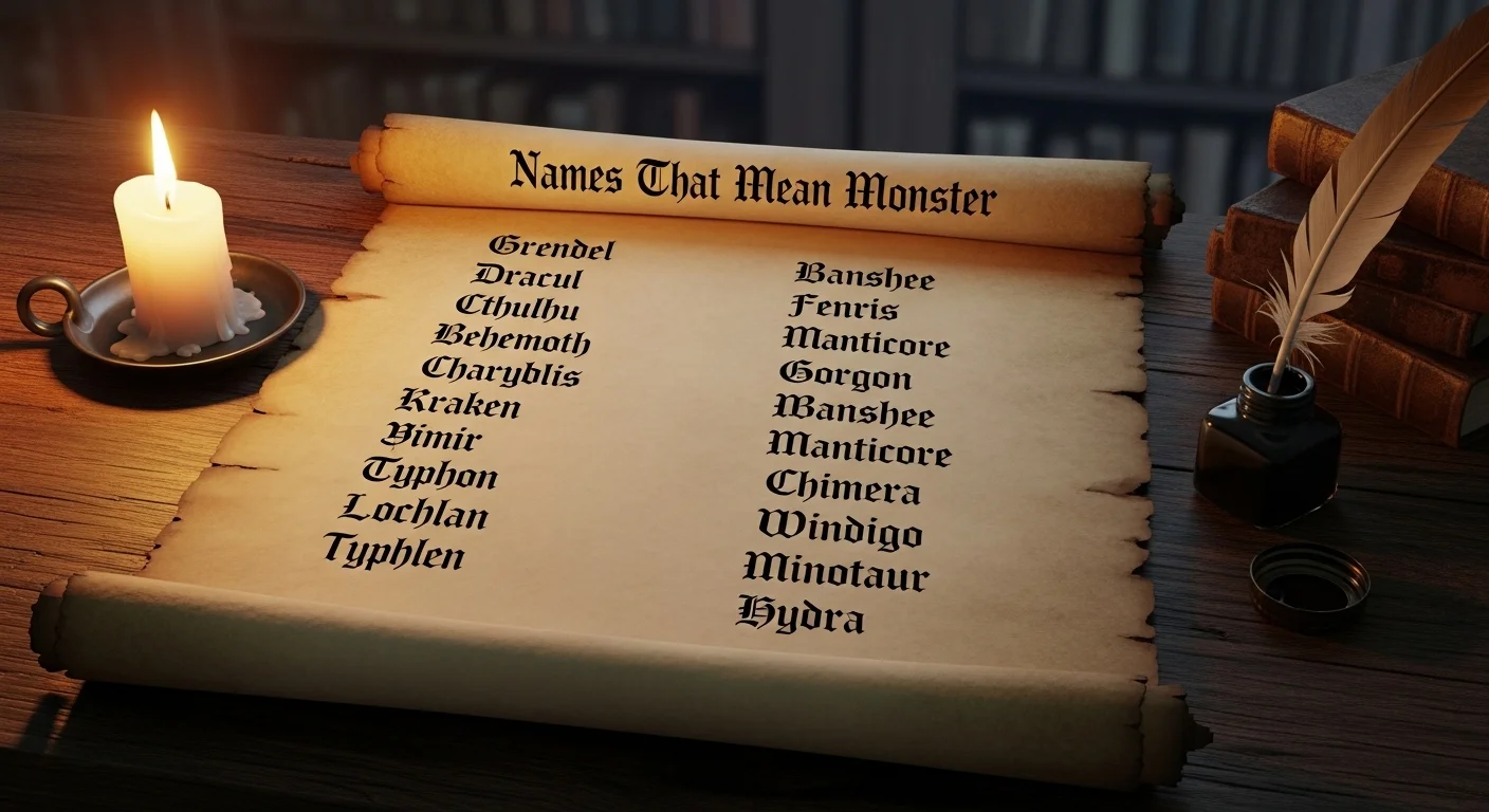 Male names that mean monster