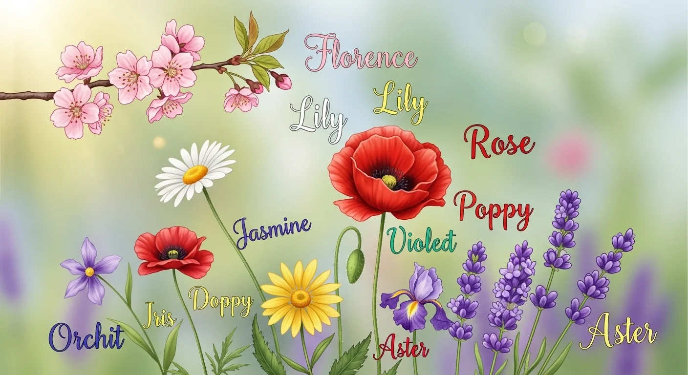 Modern & Trendy Flower Names