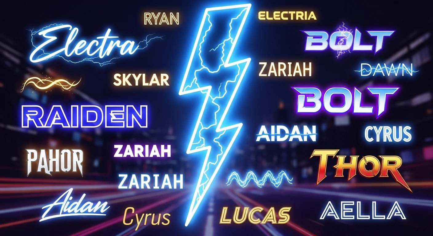 Modern & Unique Electric Names