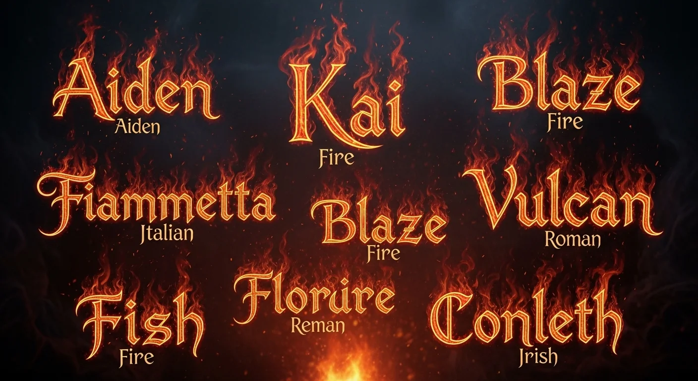 Modern & Unique Fire Names