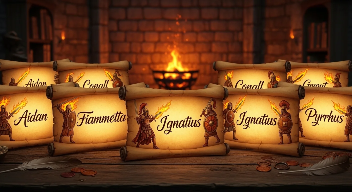 Modern & Unique Fire Warrior Names