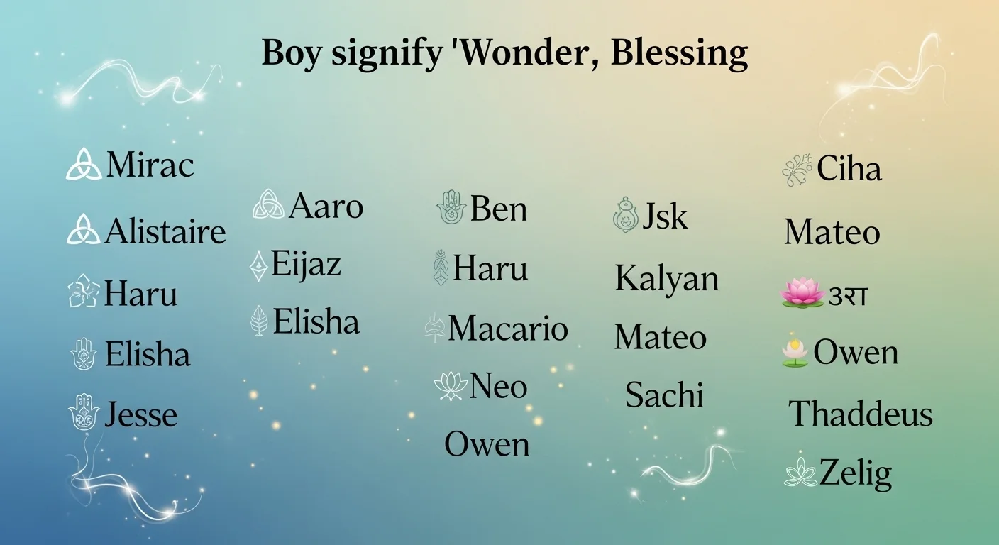 Mythological & Legendary Miracle Names